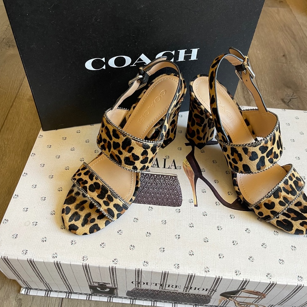Coach Ryle Calf Hair Sandal